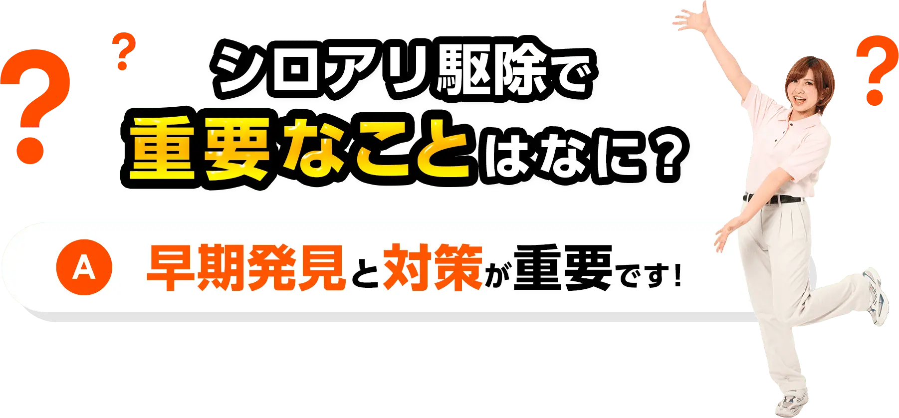 シロアリ駆除で重要なことはなに？早期発見と対策が重要です!